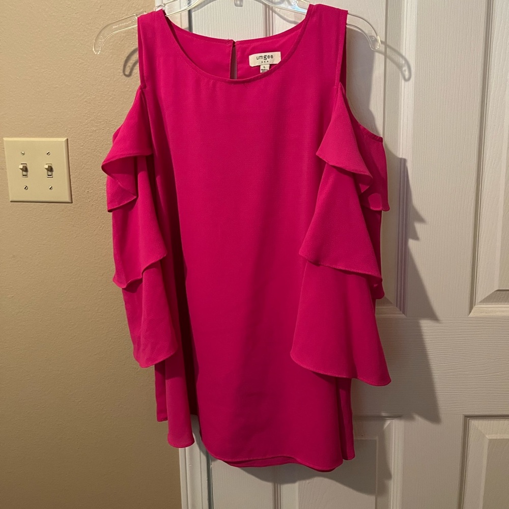 Large bright pink top